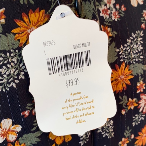 NWT Altar’d State long sleeved fall floral dress - Picture 5 of 11